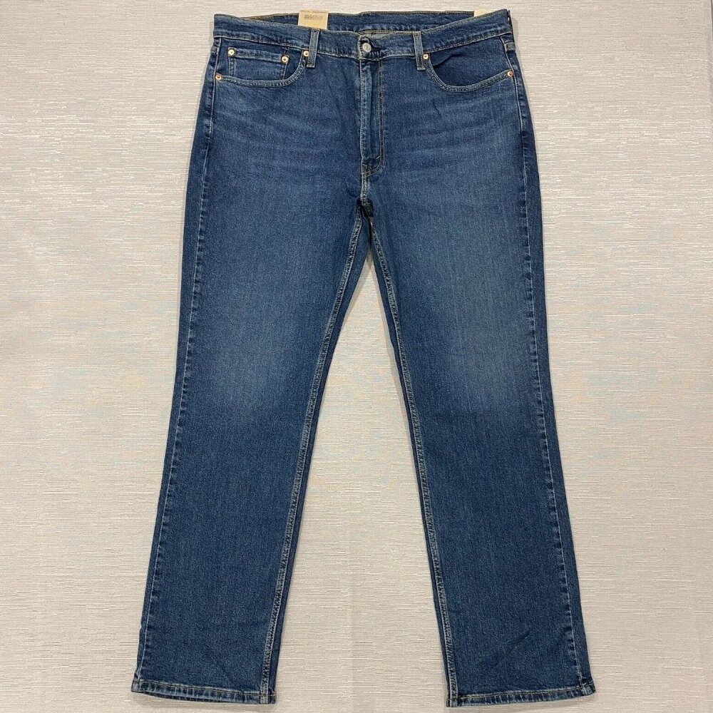 Levis 514 Jeans Mens 40 x 32 Straight Leg Regular Fit Medium Wash Denim